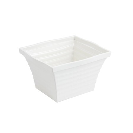 Bon Chef Americana Square Bowl 10 1/4"L X 9"W X 4" 4Qts 16Oz 53102IVORY